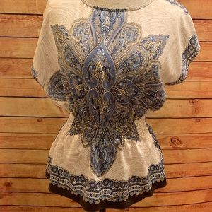 Summer multi-color top